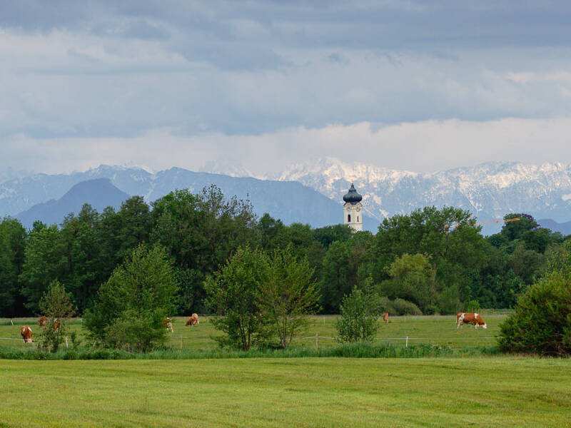 Bad Aibling vom Josef-Hochwind-Weg