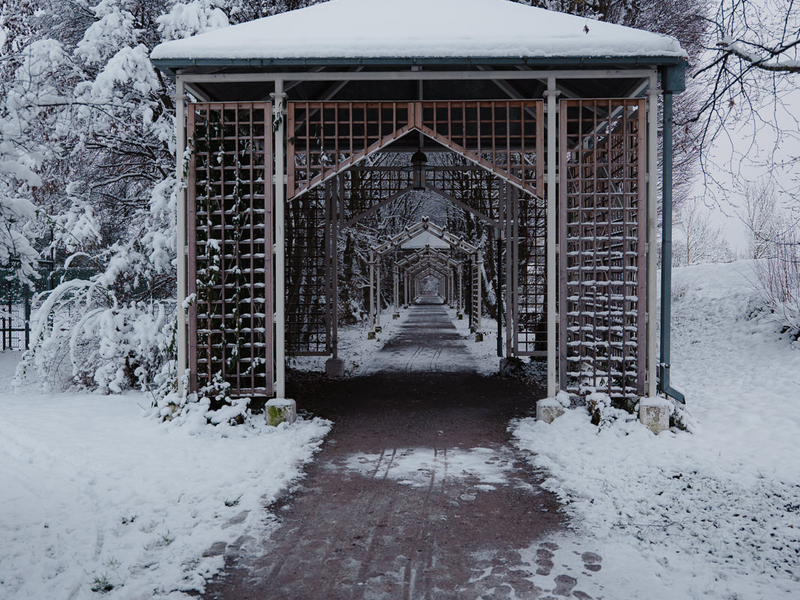 Kurpark Bad Aibling im Winter