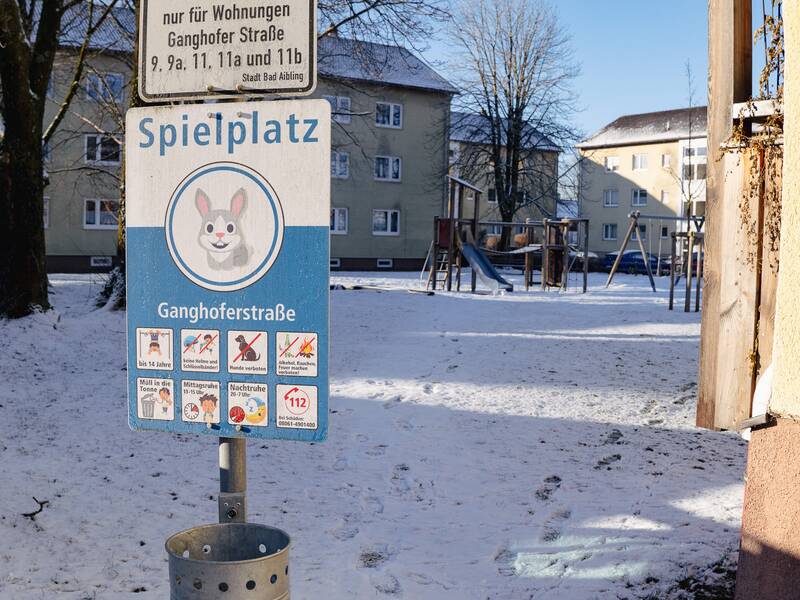 Spielplatz Spielgeräte Ganghoferstraße Bad Aibling