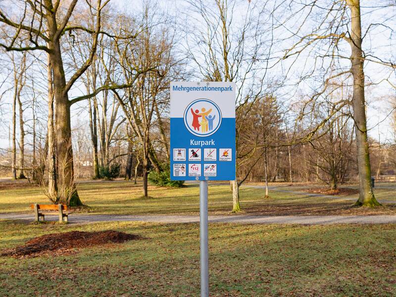 Outdoor Fitness, Fitnessgeräte im Kurpark Bad Aibling