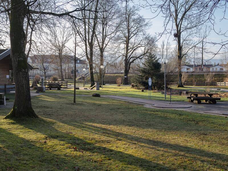 Minigolf Anlage im Kurpark Bad Aibling