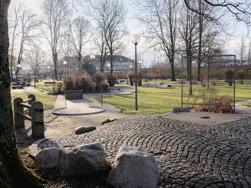 Minigolf Anlage im Kurpark Bad Aibling