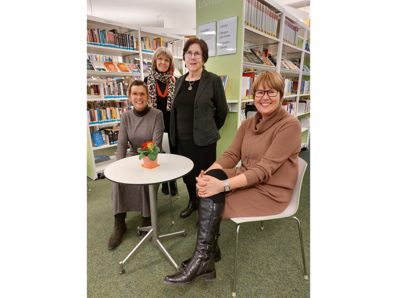 Vorstand Förderverein mit Andrea Reverchon, Dorothee Roscheck, Heidi Benda, Doris Mangerig