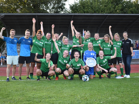 Pokalsiegerfoto FFC07 Frauenfußballclub